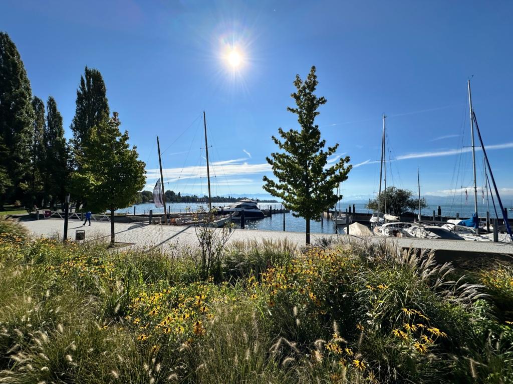 Blick auf den Hafen