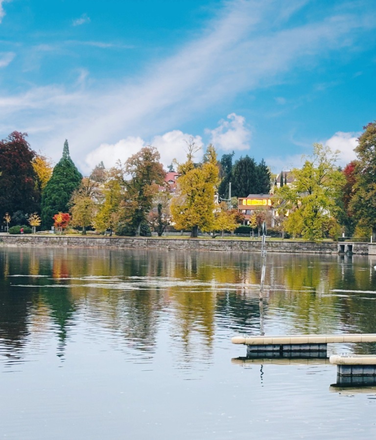 Südansicht aus der Entfernung