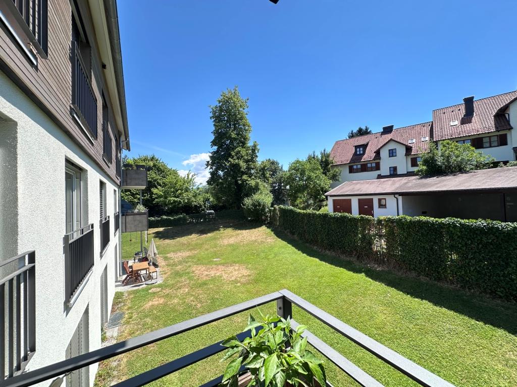 Blick vom Balkon