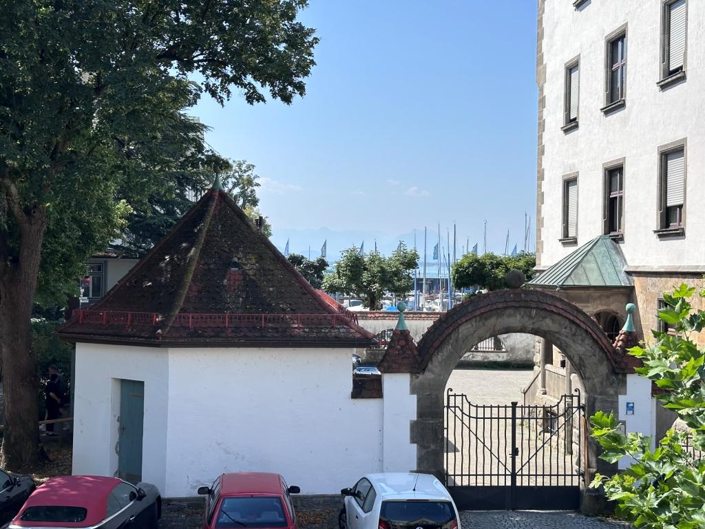 Blick vom Wohnzimmer
