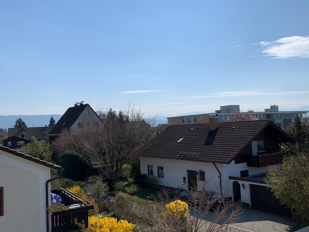 Blick vom Balkon